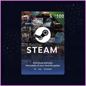 شارژ 100$ Steam
