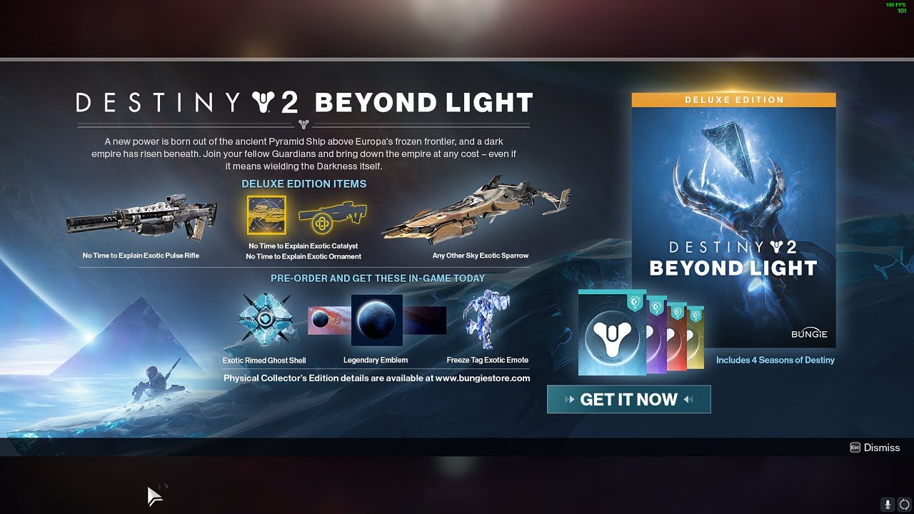 Destiny 2: Beyond Light Deluxe Edition