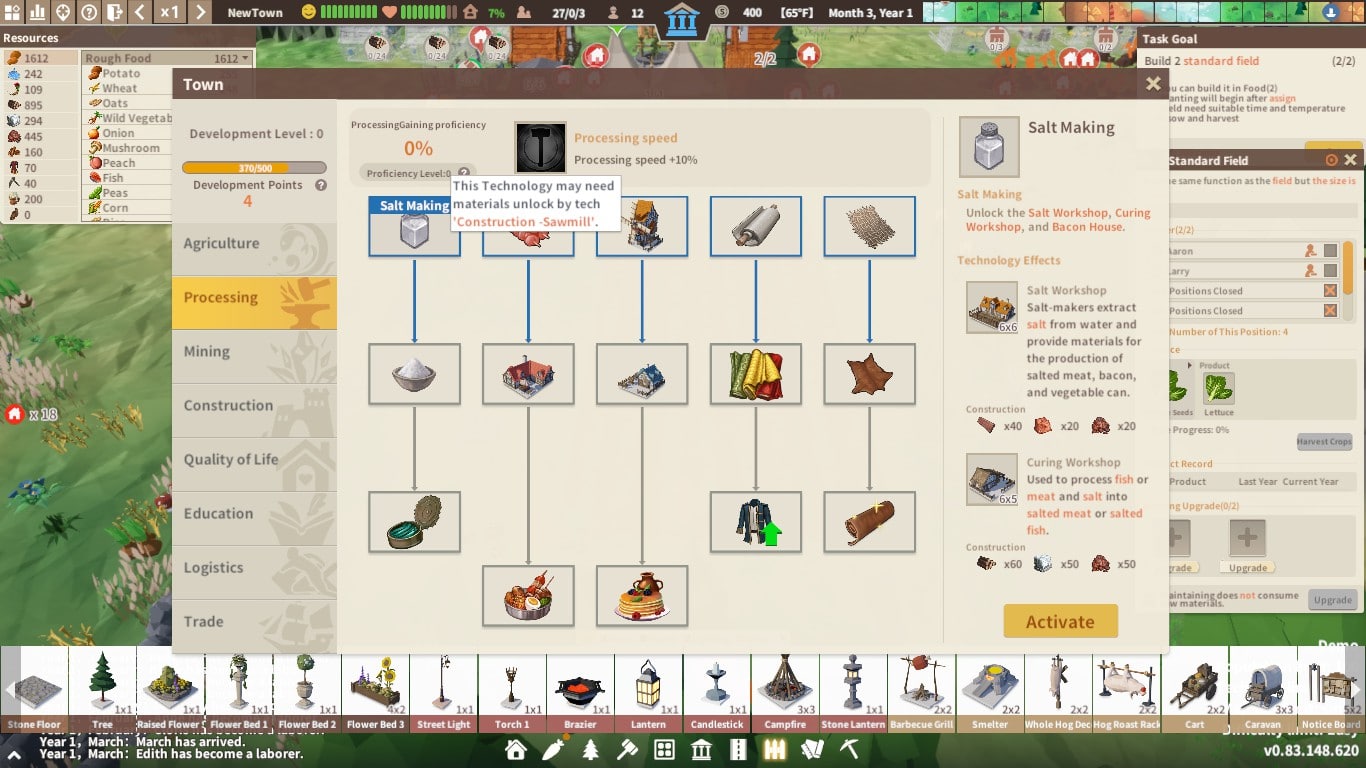 Settlement Survival
